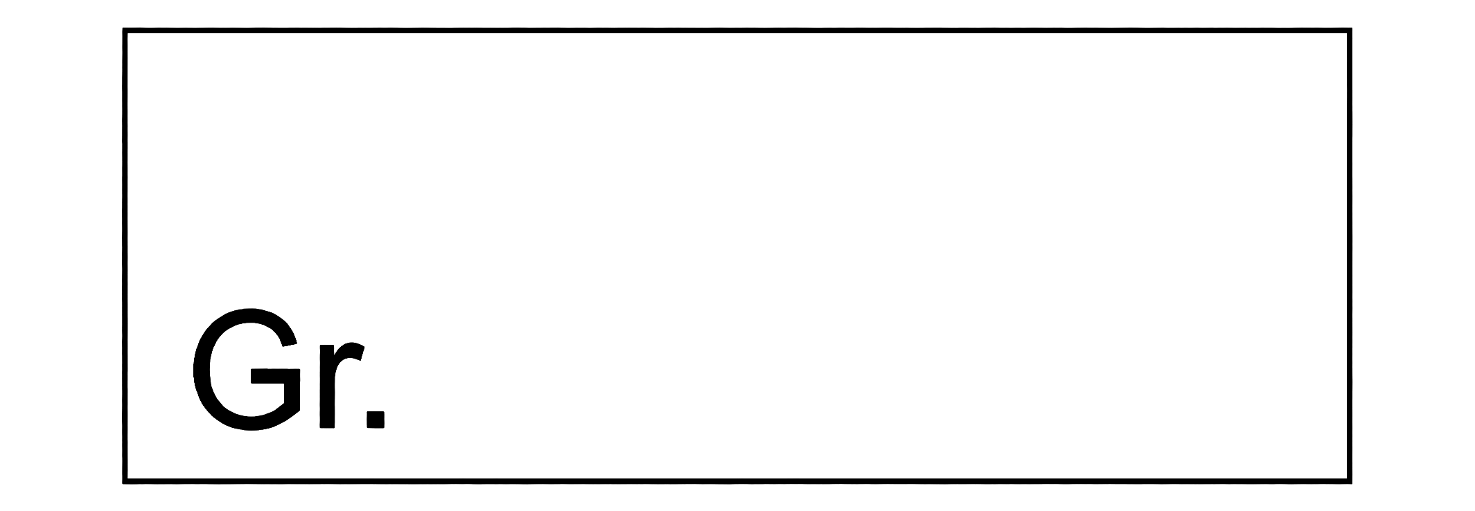Gr. mit Kasten