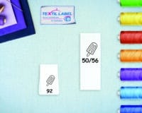 Labels Motiv und Größen Textiletiketten SG005